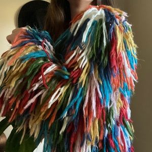 Andi Bagus Multicolor Cray-McCray Shag Jacket